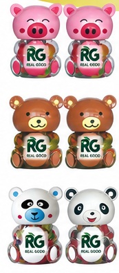 RG character-shaped jelly jar packaging concepts